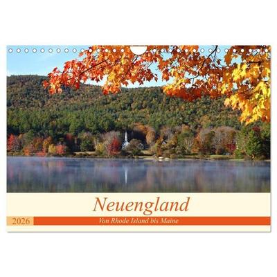 Neuengland - Von Rhode Island bis Maine (Wandkalender 2026 DIN A4 quer), CALVENDO Monatskalender
