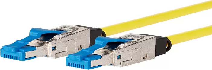 METZ CONNECT 13084H2077-E, 2 m, Cat8.1, S/FTP (S-STP), RJ-45, RJ-45, Gelb