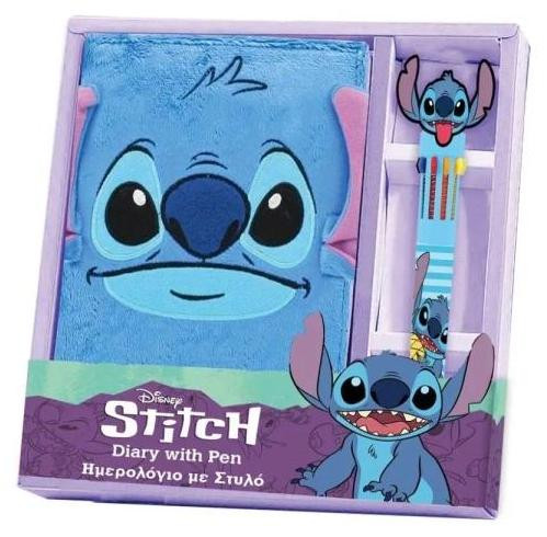 Diakakis Pluche notitieboekje met balpen Lilo & Stitch