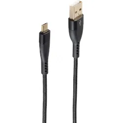 SHVP BS20-72025 - Sync- & Ladekabel, USB-A -> Micro-B, 1,0 m schwarz