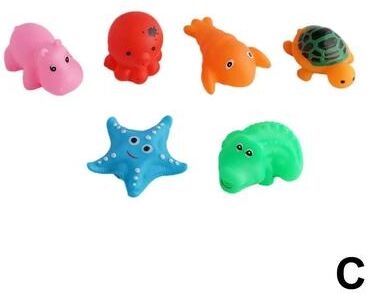 Uplift Treasures Foldable Pet Bathing Tub Pool 6 Pcs Toys