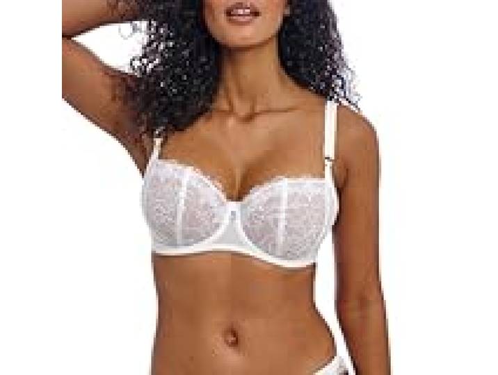 Freya Fascinate Soutien-gorge balconnet à armatures non doublé, Blanc, 34FF