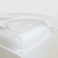 Traumschlaf Edel-Linon Bettlaken Haustuch 220x260 cm | weiss - weiß