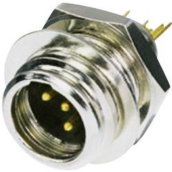 Rean AV RT4MP Miniatur-XLR-Steckverbinder Stecker, Einbau vertikal Polzahl: 4 Silber 1 St.