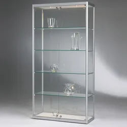Glasvitrine mit LED Beleuchtung ST-Vitrinen Trautmann