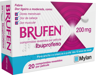 Brufen 200 mg Comprimidos Ibuprofeno 20 comprimidos
