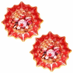 96 Pappteller Stern Weihnachts Balls Ø27cm