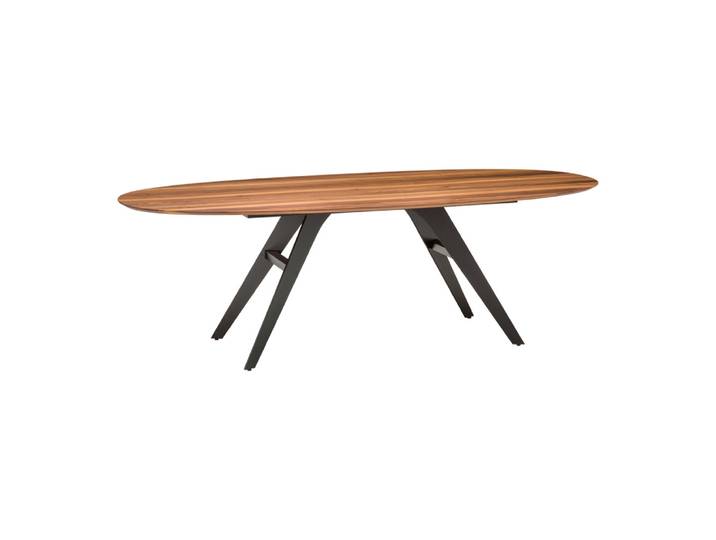 Esstisch Linea, Willisau, nussbaumfarbig, Holz
