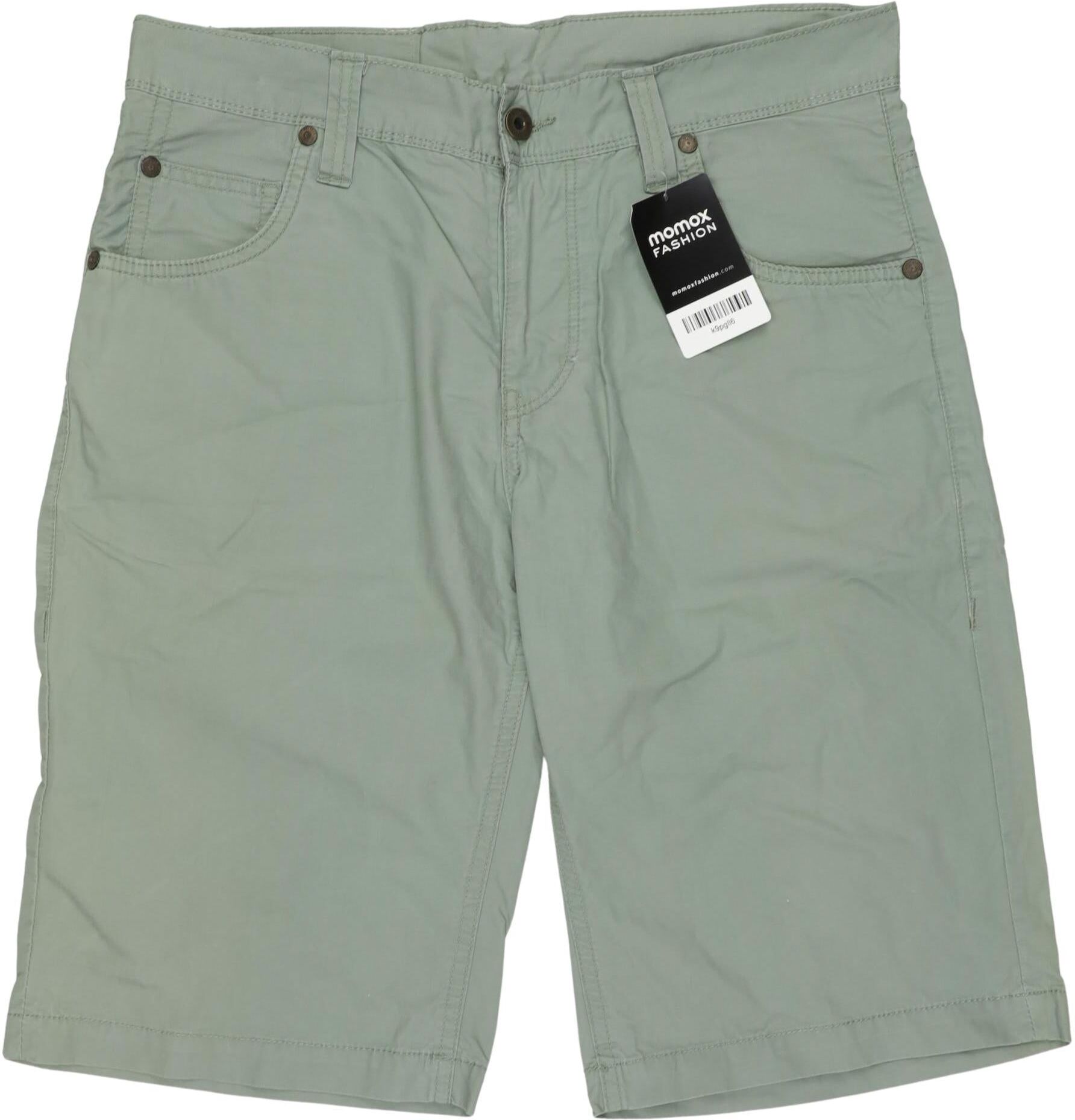 Mustang Herren Shorts, Hellgrün, Gr. W31, Baumwolle - Second Hand