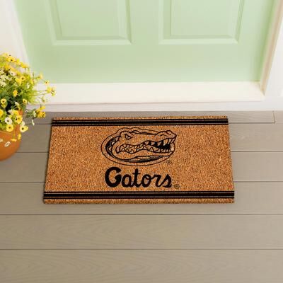 Evergreen University of Florida Monochrome Indoor/Outdoor Coir Door Mat