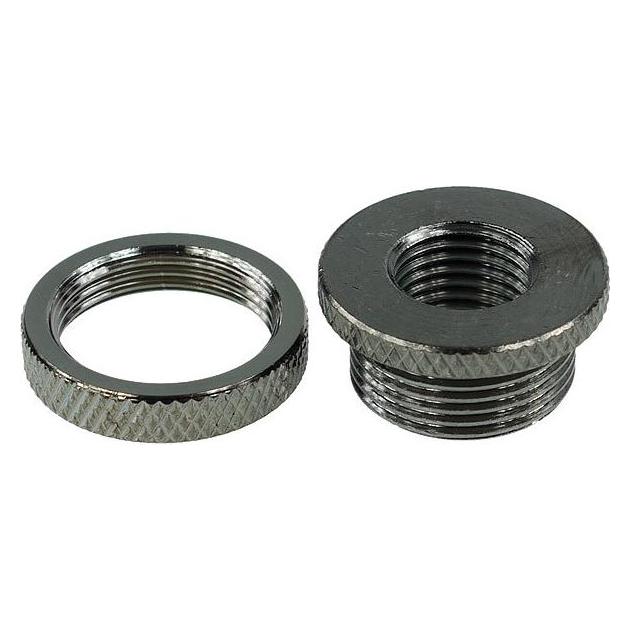 Aquatuning Fillport black nickel gerändelt Universal (45247)