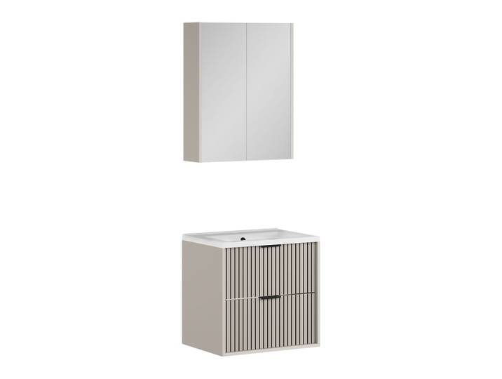 Meubles bain 3 pièces cachemire 60x57cm