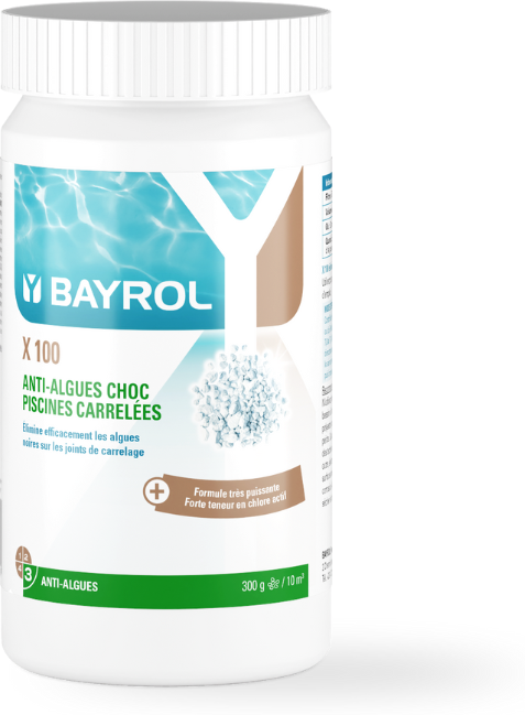 Anti-algues choc Bayrol X 100 - 1,25 kg