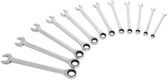 Jeu de clés à cliquet Kraftwerk 8-19 mm 12 pièces (3400-54)