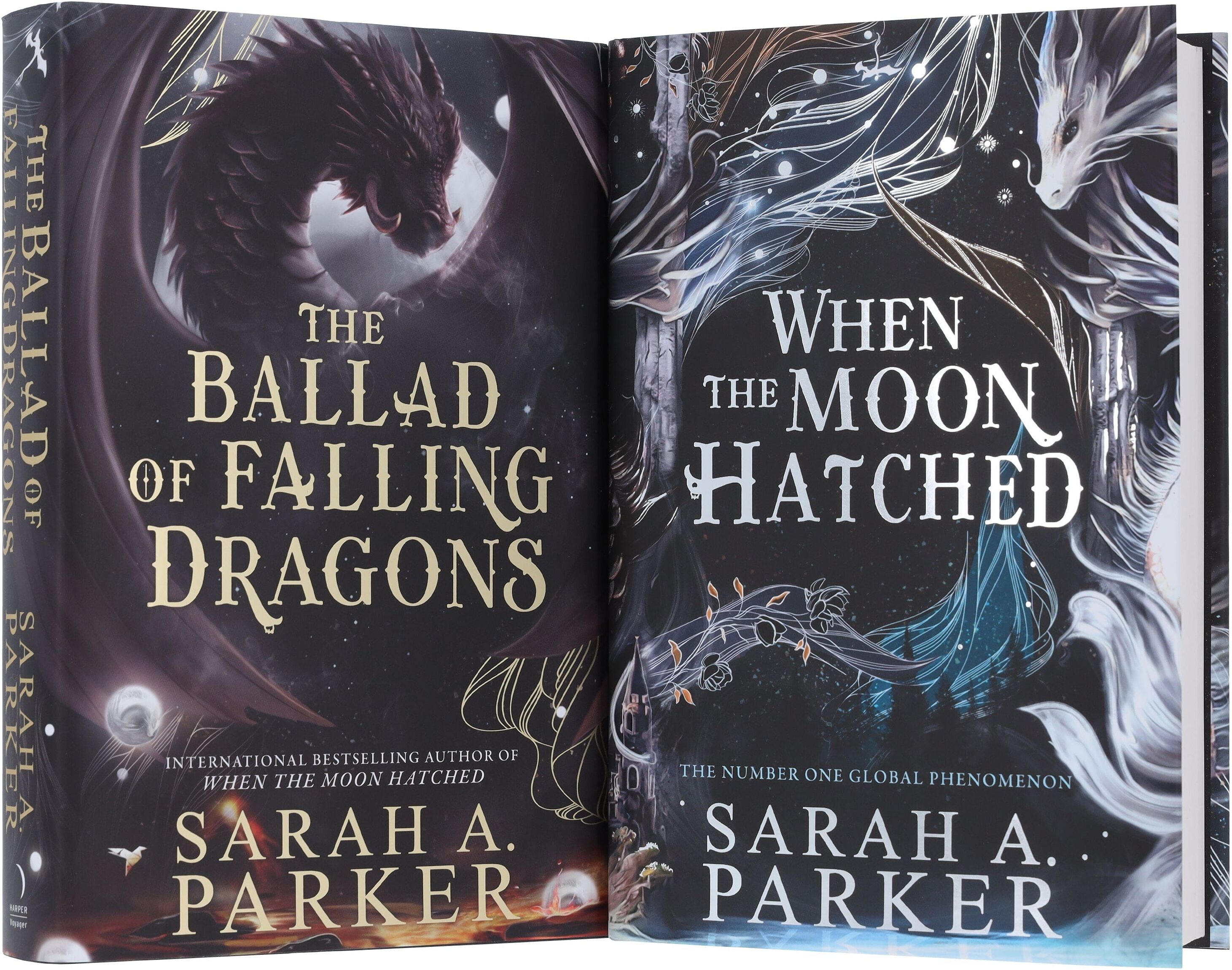 The Moonfall Series by Sarah A. Parker 2 Books Collection Set - Fiction - Hardback HarperCollins Publishers