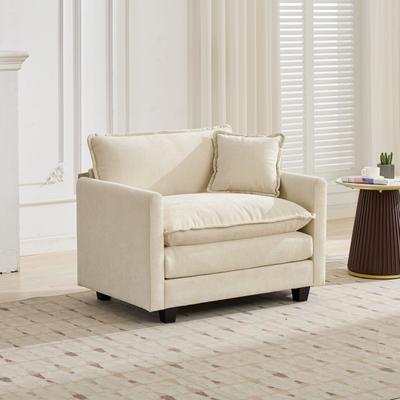 Kodotan sofa Cloud Sofa Single Seat (Ottoman is not included), Modern Sectional Couch, for Living Room Bedroom and Apartment