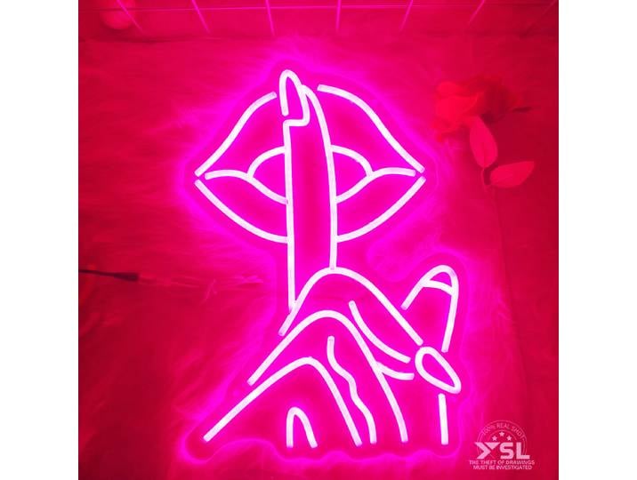 Brcorporelle à lèvres au néon sexy, enseigne au néon à LED pour bar, restaurant KTV, décoration de salle, accrocher au mur pour faire votre fête