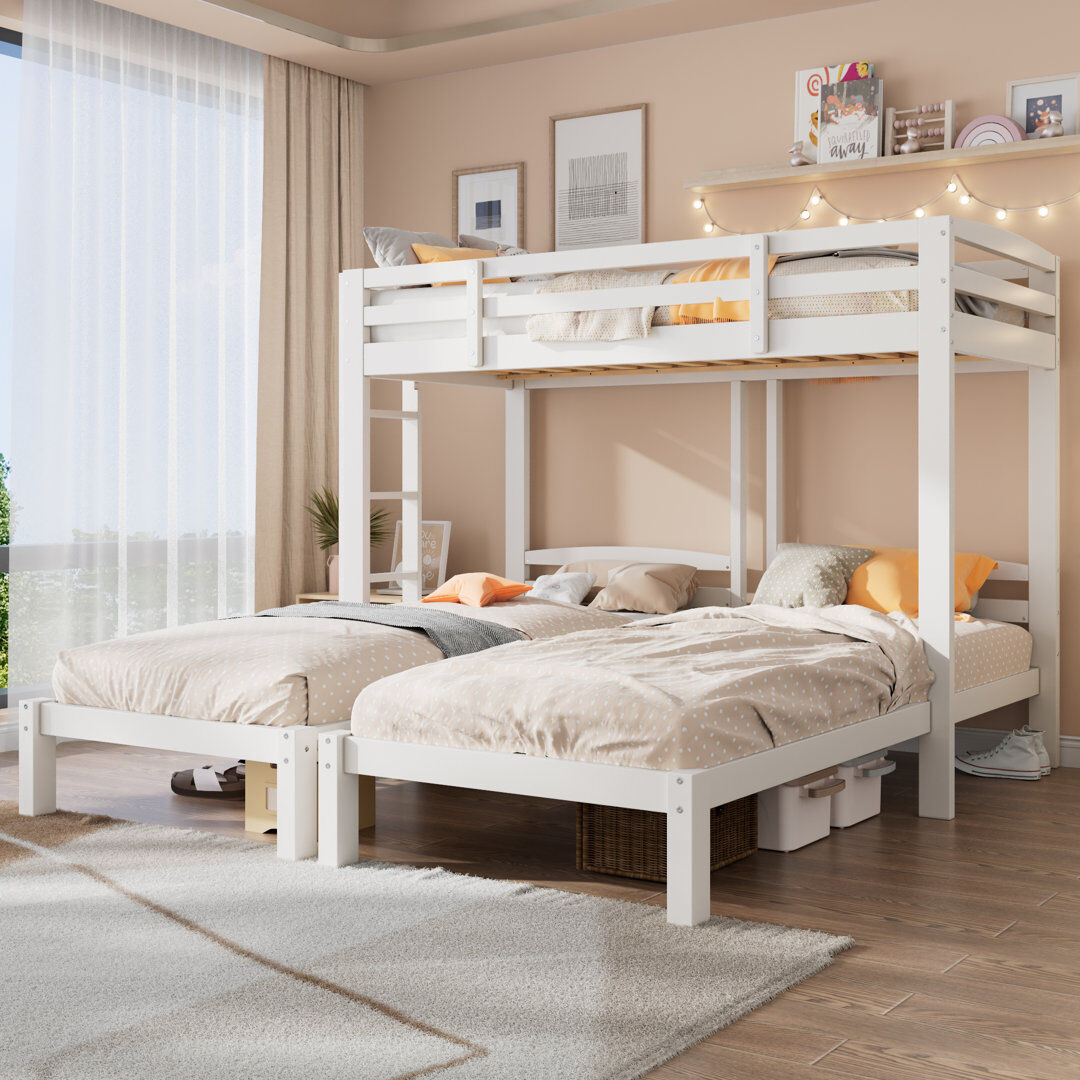 Harriet Bee Single (3') Bunk Bed White