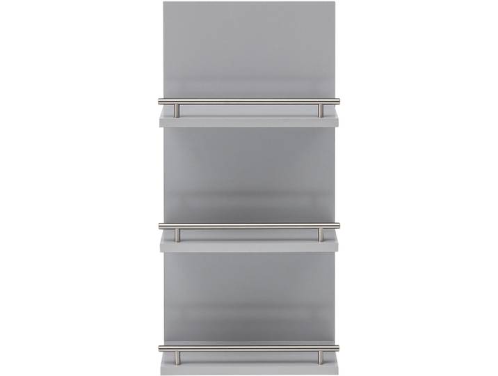 Wandregal Nikom silber Holzwerkstoff B 30.3 cm T 17.45 cm - Wandregal