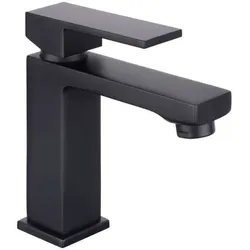 CORNAT Waschtisch-Einhebelmischer NOIR SQUARE schwarz.. - Badmöbel