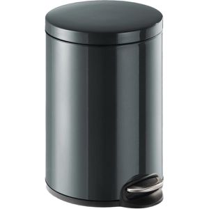 Durable Mülleimer 341258, anthrazit, Kosmetikeimer aus Metall, 20 Liter