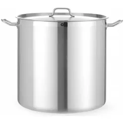 Hendi Kochtopf hoch mit Deckel 70 l 450x450 mm EDS Profi, Pfanne + Kochtopf, Silber
