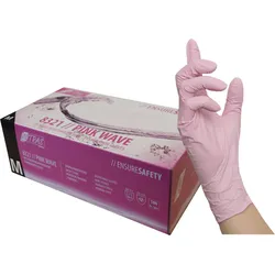 NITRAS® Einmalhandschuhe PINK WAVE M rosa