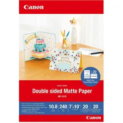 Canon Fotopapier MP-101D (240 g/m2, A4, 50 Stk.), Fotopapier, Weiss