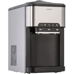 Klarstein Aqueous Eiswürfelmaschine 3-in-1: Eiswürfel, Wasserspender: heiß & kalt 20 kg/24h Silber