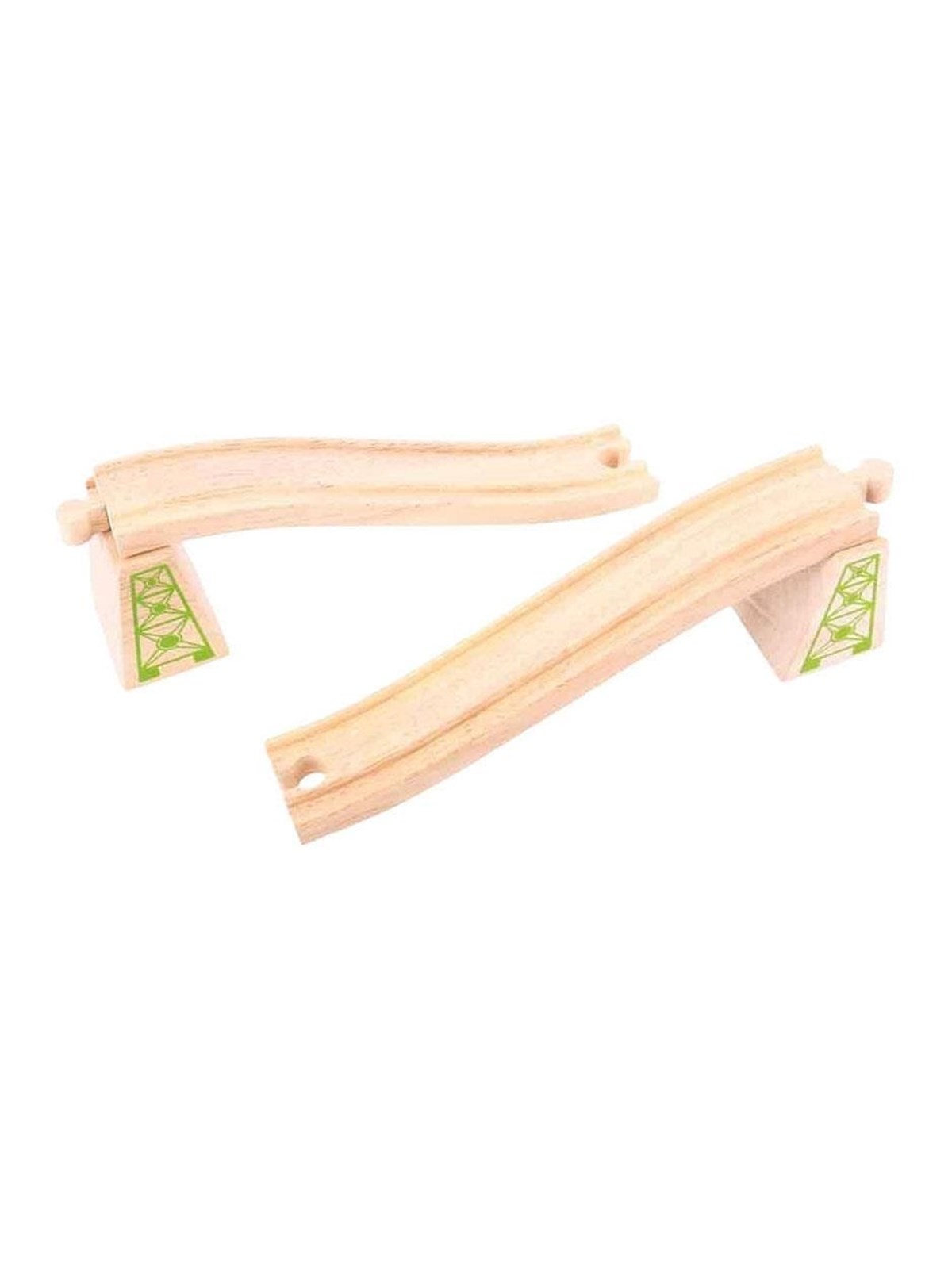 Bigjigs Wooden Rails - Ramp - 4-piece