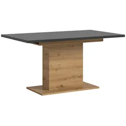 Ausziehtisch Marlon Grau/Eiche ca. 150-190x90x76 cm