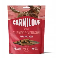 Carnilove Dog Jerkys 12 x 100g Hundesnack Pute & Wild 12 x 100g