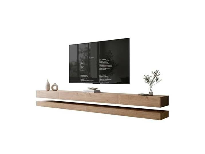 Lookway TV-Schrank Sky 280 cm (Wotan Eiche, ohne LED)