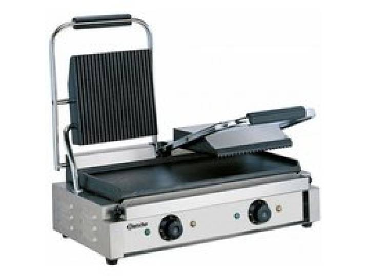 Grill contact électrique double