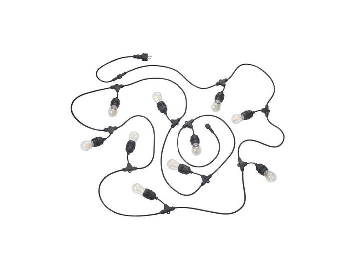 Lichterkette, Schwarz, Kunststoff, G, 650.0 cm, LED-Leuchtmittel austauschbar, Lampen & Leuchten, Innenbeleuchtung, Dekoleuchte, Lichterketten