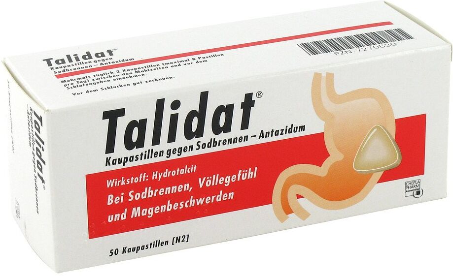Talidat Kaupastillen gegen Sodbrennen