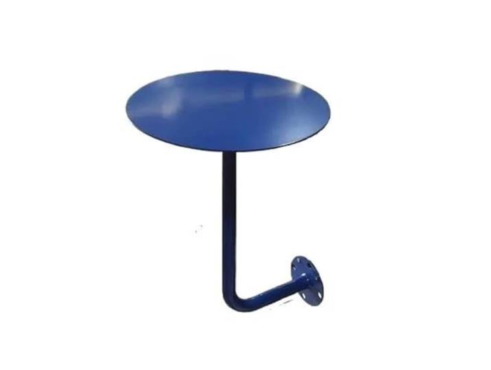 DHYUACN Kleiner Runder Wandtisch Platzsparende Bistrotheke zur Café-Wandmontage(35X45CM Klein Blue)