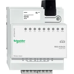 Schneider Electric MTN644792 Binäreingang REG-K/8x24, lichtgrau