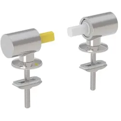 Geberit Scharniere 598035000 Absenkautomatik, verchromt, für WC-Sitz