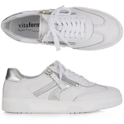 VITAFORM Damen-Sneaker Hirschleder 2 Reißverschlüsse Sohle Marla