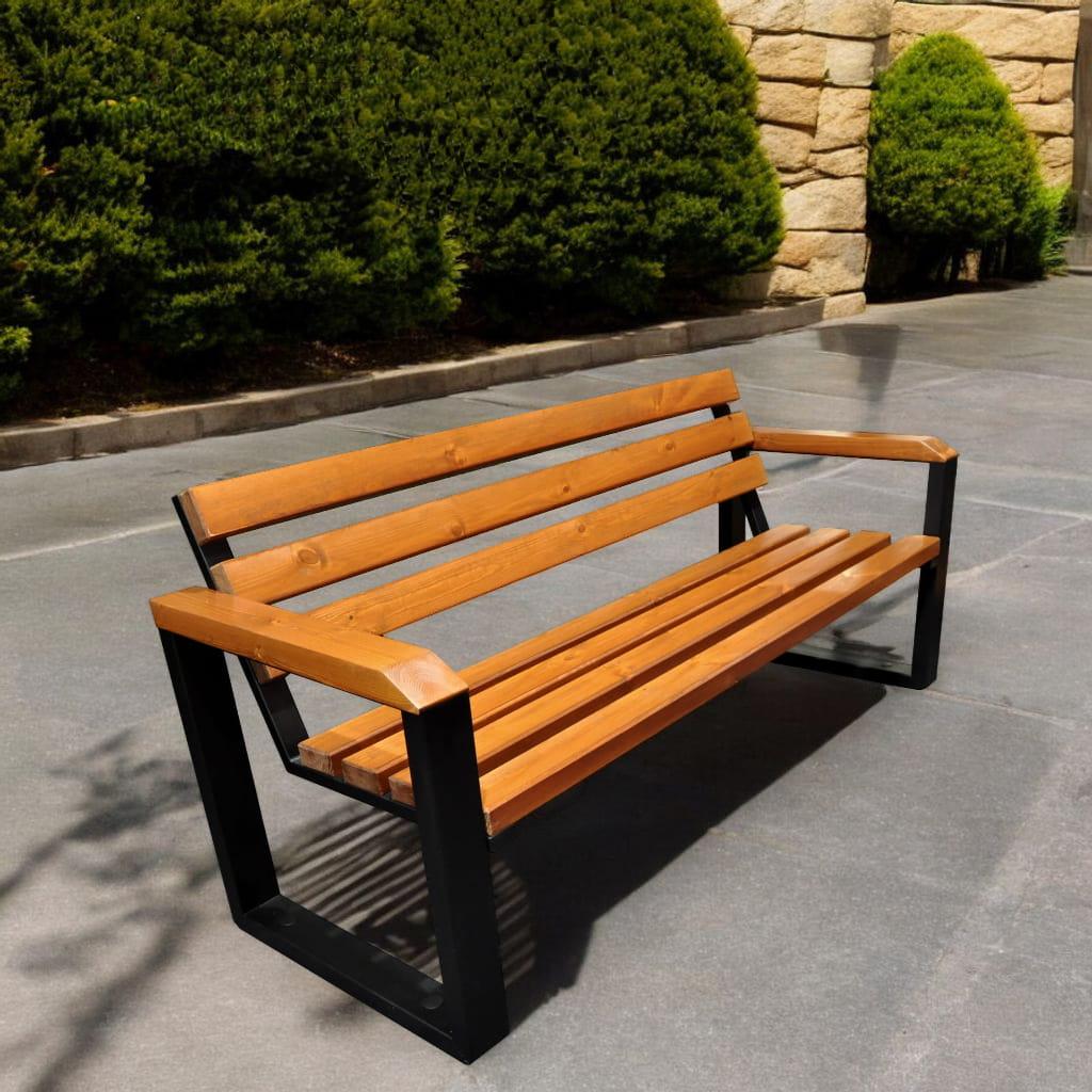 Bank Poznańska Helle Eiche 150 cm