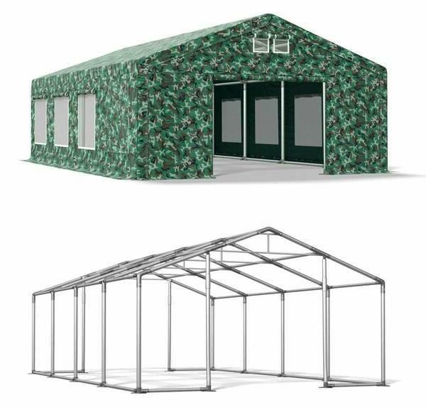 Ganzjährig Party Zelt 5x8 Grüne Camuflage WINTER CAMO