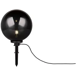 RL live your light, Gartenbeleuchtung, Reality Bolo - Tischlampe - Rauchfarbe - exkl. 1x E27 4W - Aussenbeleuchtung - IP44 (E27, IP44)