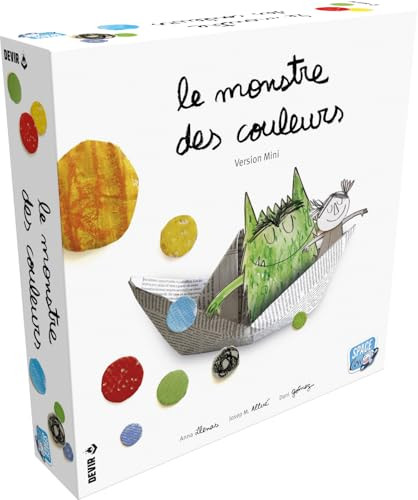 Asmodee Het kleurmonster mini-editie Space Cow gezelschapsspel voor kinderen vanaf 3 jaar Franse versie