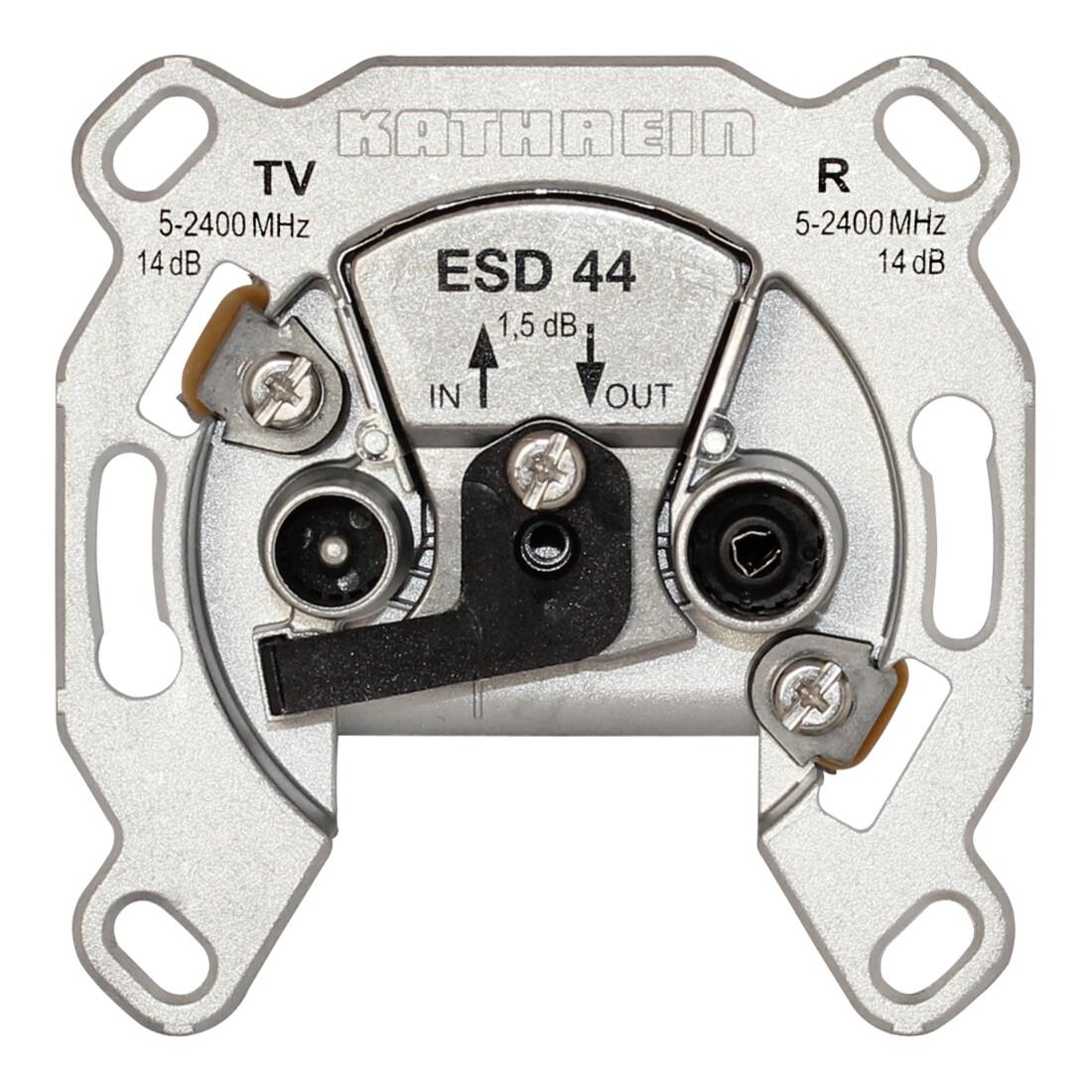 Kathrein BK-Steckdose 2fach Durchschleifdose ESD 44 (274418)