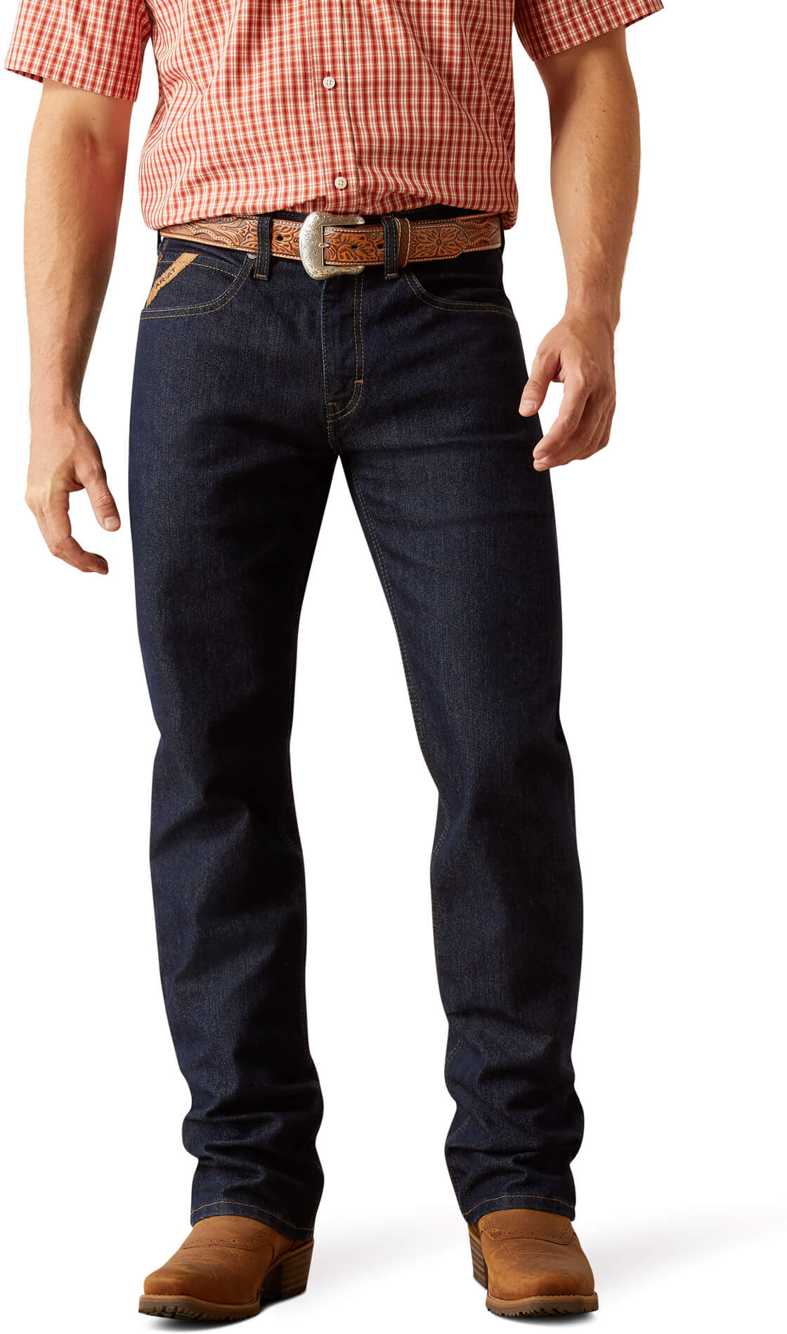 Men's M2 Traditional Relaxed Pro Series Ray Boot Cut Jeans in Rinse, Size: 34 X by Ariat