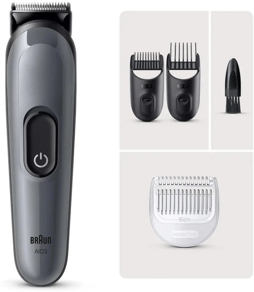 Braun AIO3500 4in1 Beard & Hair Clipper Multi-Grooming Kit