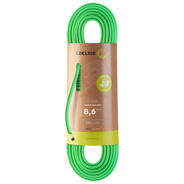 Edelrid - Siskin Eco Dry 8,6 - Einfachseil Länge 70 m grün