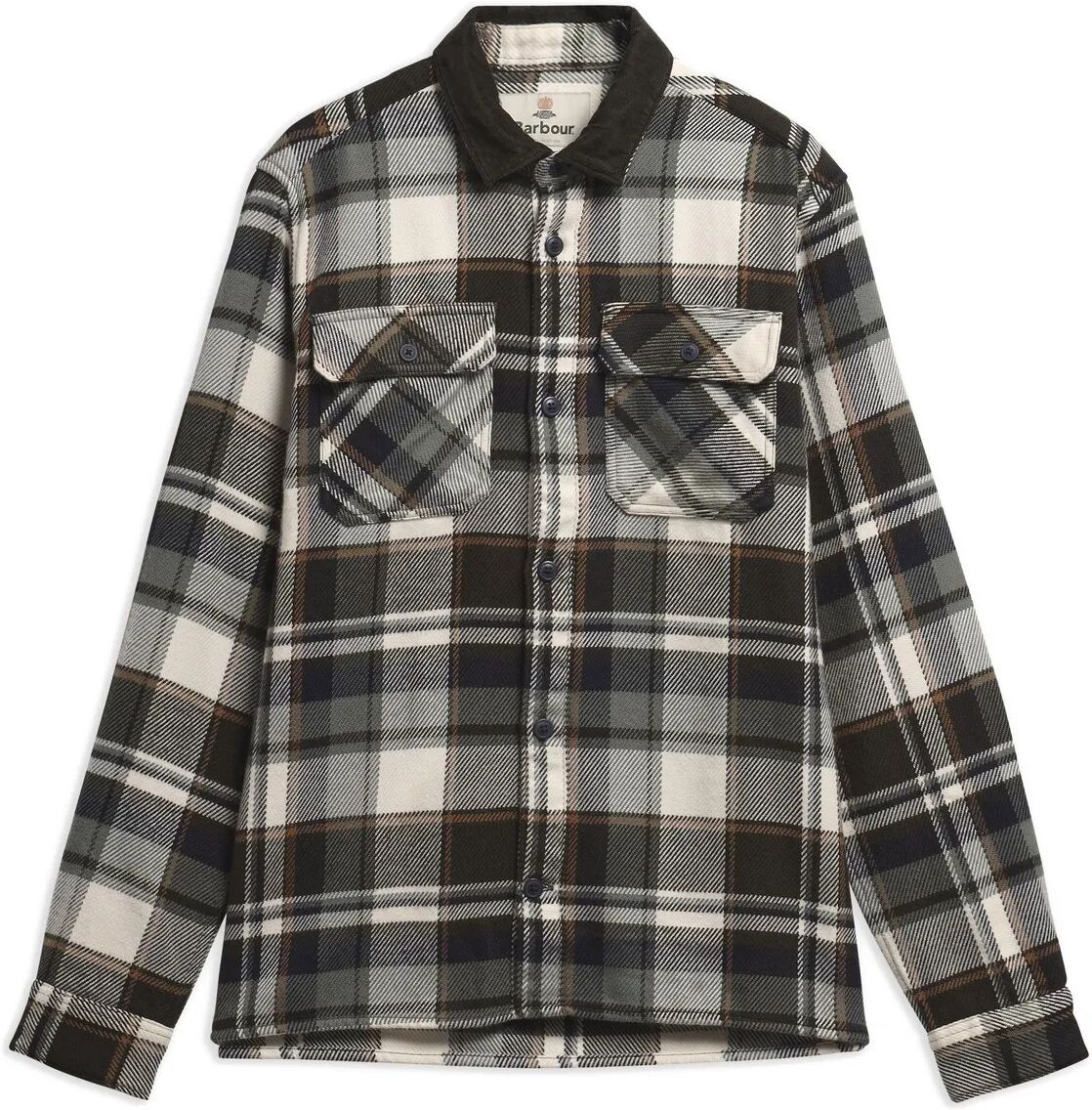 Barbour Chemise Carreaux Grasmoor  Gris M