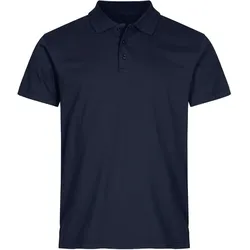 CLIQUE Single Jersey Poloshirt Herren 580 - dunkelblau 3XL